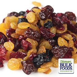 Berry Fit Dried Fruit Snack Mix 1 Pound Raisins Cranberries Cherries