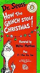 Dr. Seuss   How the Grinch Stole Christmas (VHS, 1997)