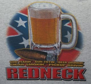  Redneck Alcohol Beer Moonshine Corn Rebel Southern Cigar Bar Drink