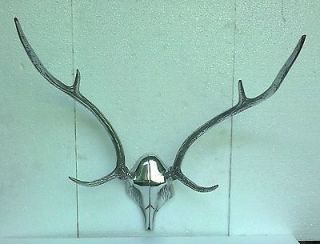 Wall Mounted Stag Head Skull/Antler/Deer/Buck/Statue/Sculpture/Trophy