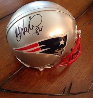 Patriots,Brown s TE Ben Watson Autographed Mini Helmet