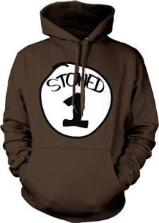 Stoned 1 Hoodie Sweatshirt Thing 1 Dr. Suess Weed Pot Marjiuana High