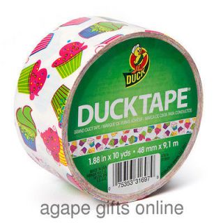 NEW Craft Duct Duck Tape Multi Color Cupcakes 10 Yd Michaels