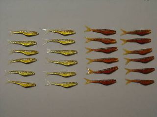 48 Soft Rubber Minnow Lure   Bass   Trout   Pan Fish