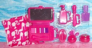Barbie Glam Dollhouse Bathroom Accessories includes tiny hand towel