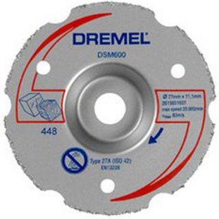 Dremel DSM600 Multipurpose Carbide Flush Cutting Wheel/Disc/Blade