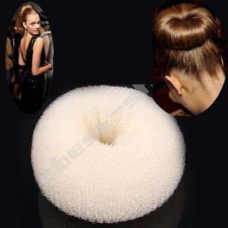 Lady Hair Bun Ring Donut Shaper Hair Styler Maker 3 color (black