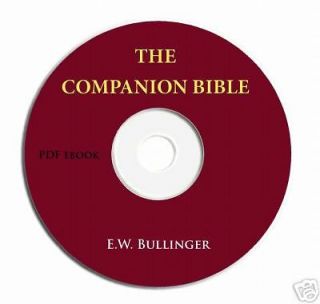THE COMPANION BIBLE E W Bullinger CD Ebook PDF Kindle iPh one Droid