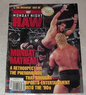 1996 THE UNCOOKED BEST OF WWF MONDAY NIGHT RAW WRESTLING MAGAZINE THE