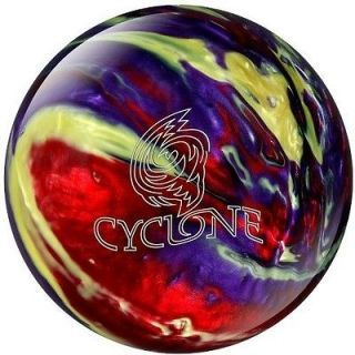 10lb Ebonite Cyclone Red/Purple/Yel low Bowling Ball