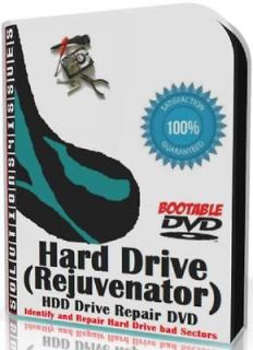 Hard Drive Rejuvenator DVD Repair~Recover y~Restore Fix Bad Sectors on