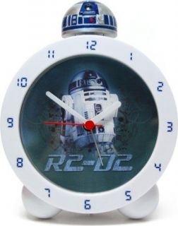 Star Wars   R2 D2 TOPPER ALARM CLOCK With Light & Sounds   *BRAND NEW*
