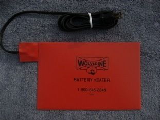 Battery Heater Battery Warmer 60 Watt 110 Volt BH60 UL, CE and