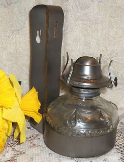 Vintage Eagle Lamp Kerosene / Oil P&A Burner Metal Wall Bracket USA