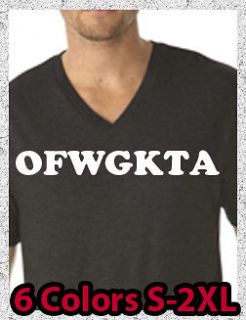 OFWGKTA Odd Future Tyler Creator NextLevel V Neck T Shirt Swag Hip Hop