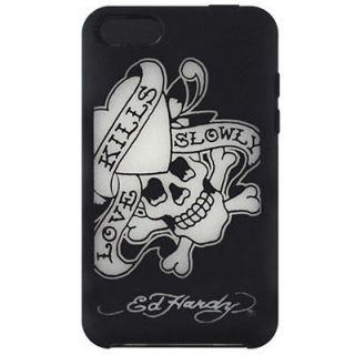 Ed Hardy Black iPod Touch 2nd Generation Glow LKS Gel Case Black