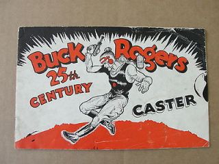 1935 Buck Rogers 25th Century Caster Catalog with comic strips