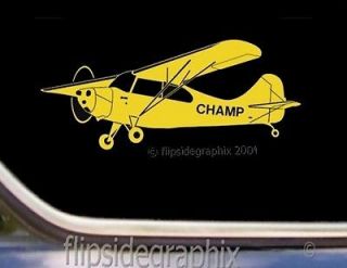 AERONCA CHAMP Airplane Pilot Decal Sticker CA 13
