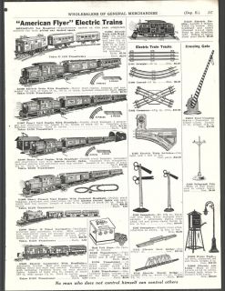 AD American Flyer Electric Train Set Locomotives Ty Ranges Stoves Oven