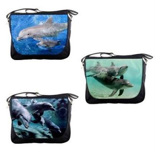 Dolphins Messenger Bag Shoulder Bag Schoolbag 3 Designs Available