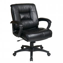 Back Executive Glove Soft Leather Chair   by Office Star   EX5161 G13