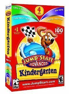 Jumpstart Advanced Kindergarten Educational Fun; NEW