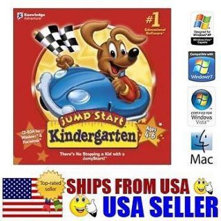JumpStart Kindergarten PC/OSX Software NEW CD_ROM CASE