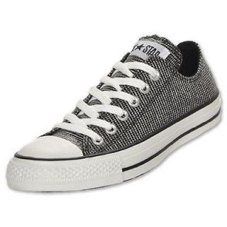 Converse Women Chuck Taylor Ox Sneakers Shoes Black Silver Glitter
