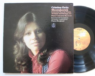 Cristina Ortiz Paavo Berglund Shostakovich Angel LP