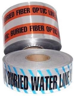 Underground DETECTABLE Tape 3x1000 Electrical 2 rolls