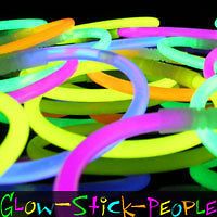 100 8” Premium Glow Stick Bracelets (10 colors) +bonus items
