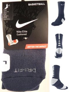 Nike Dri Fit Elite Crew Socks Basketball Football Size M SX3692 401