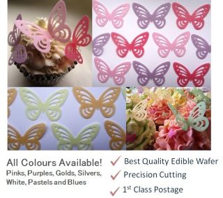 Send Birthday Cake on Edible Butterfly Cake Toppers Butterfly Cupcake Decorations All