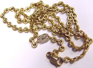 SAURO 18K Gold Chain 22 Long 34.7grams