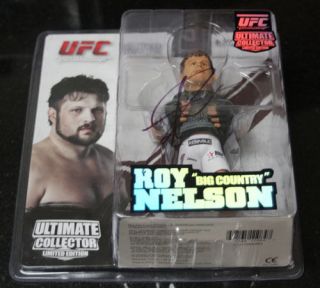 Roy Nelson signed Round 5 LE figure UFC Limited Edition Fedor GSP