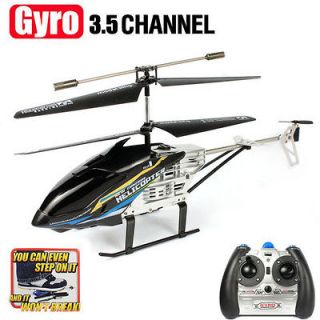 King 3.5CH IR RC Remote Control Withstand Shatterproof Gyro Helicopter