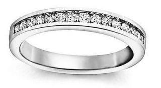Wedding Ring Band 0.40 Ctw Round Cut Diamond Jewelry 14Kt Yellow Gold