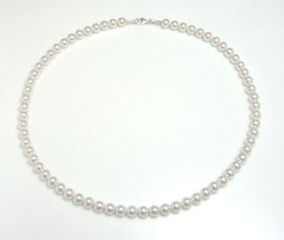 Pearl Necklaces with 4mm Swarovski Beads Finished