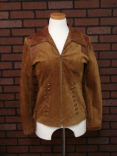 Preloved Comfort Absolu Paris Leather Jacket Size SMALL ~AMAZING