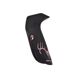 Hoyt Grip Full MOLDED Plate Black with Pink logo (RH)