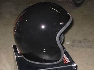 black helmet Daytona cruiser motorcycle Medium Buco 1960s style