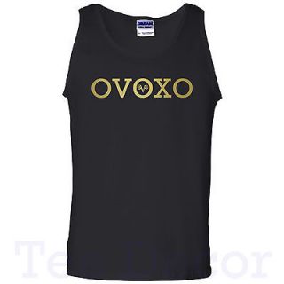 OVO Drake OVOXO Gold Logo Tank Top Shirt Owl Logo S 2XL Sizes