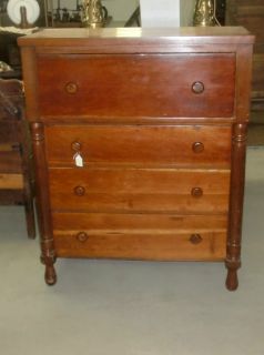 Antique Cherry Chest of Drawers Original Knobs