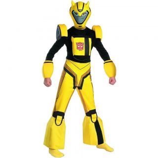 Bumblebee Cartoon Deluxe Transformers Child Boys Robot Halloween