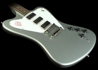 Gibson Custom Shop Non Reverse Firebird Electric Guitar Silver Mist