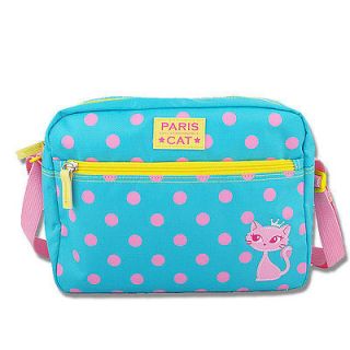 Paris Cat Lollipop Shoulders Bag, Cross bag for Girls, Kids, Pink