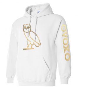 New Gold OVOXO Hooded Sweatshirt Drake OVO Hoodie sizes S  5XL