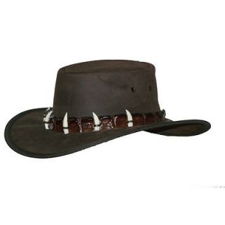 Barmah Hats Outback Crocodile Leather Hat 1033MB / 1033MC