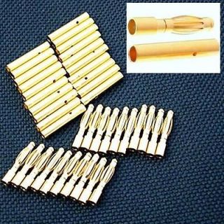 20 x 2mm Bullet Connector Plug For Helicopter Airplane Motor ESC