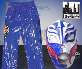 WWE Rey Mysterio Blue Replica Kid Size Mask & Pants